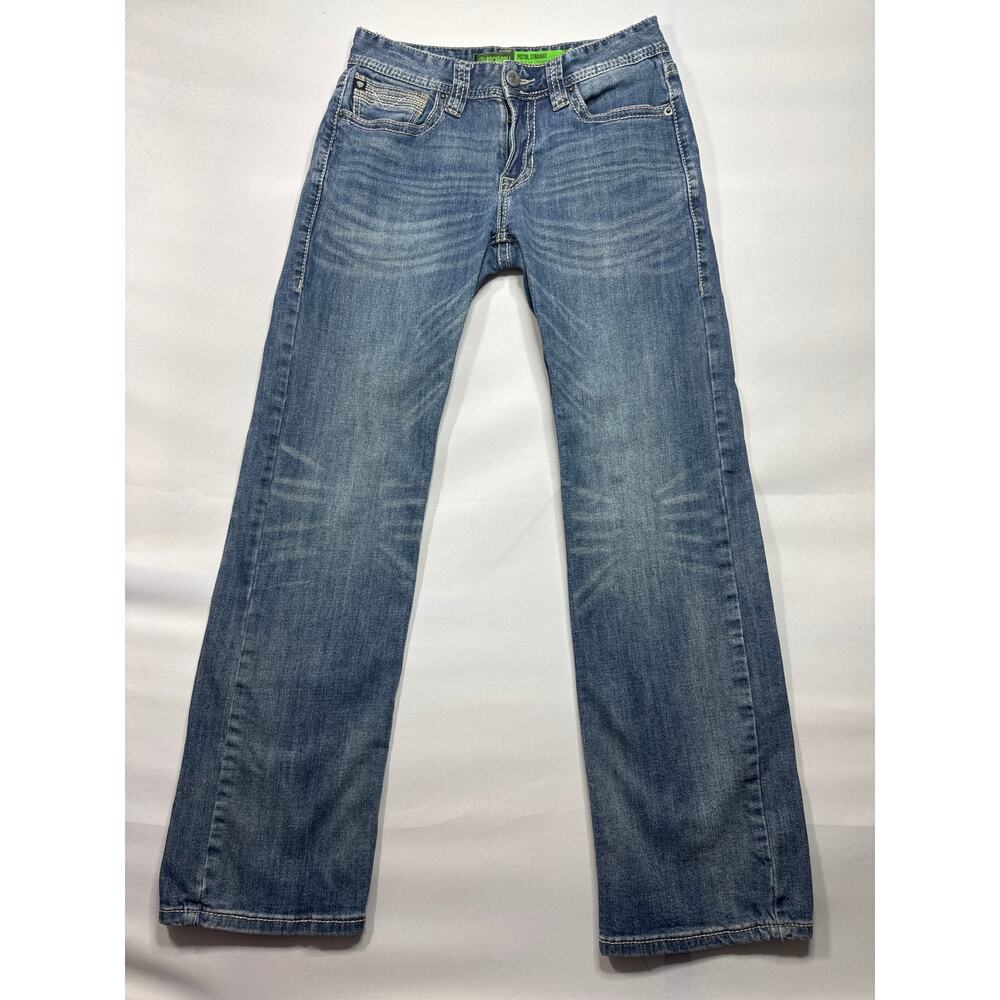 Rock & Roll Denim Men's Pistol Regular Straight Leg Blue Jeans - 29x32 (29x31)